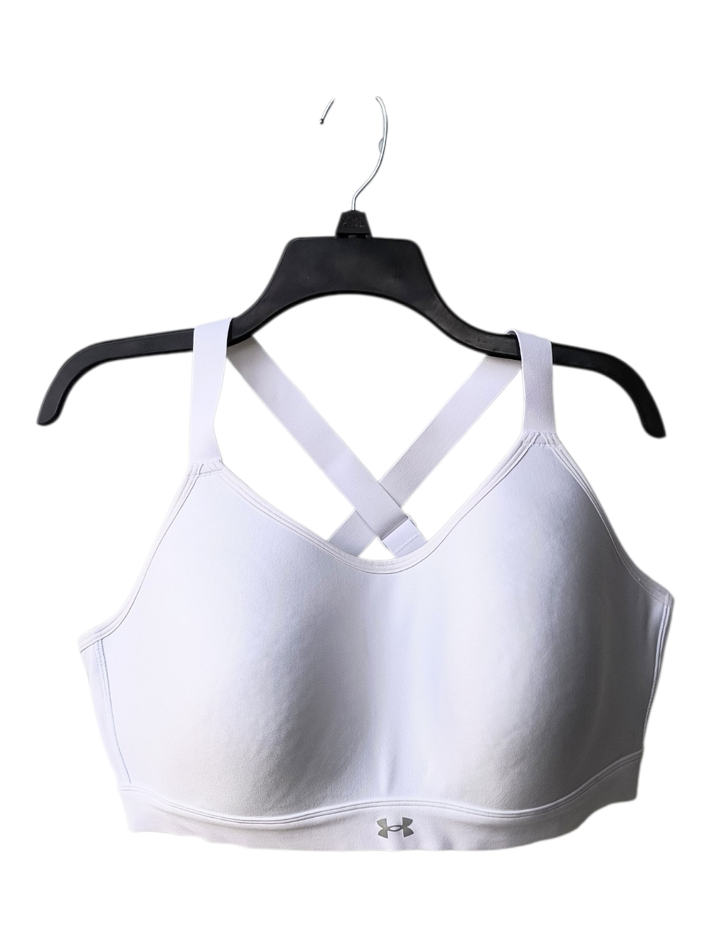 Under Armour White Infinity Crisscross-Back Padded Sports Bra 2X